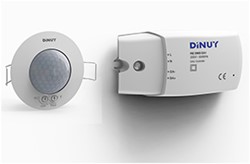 DINUY licht - en bew. sensor 100-1000 Lux DALI inbouw