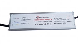 Electrostart LED Converter 200W 12V IP67