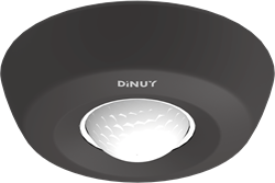 DINUY KNX bewegingsdetector 360D voor plafond opbouw zwart