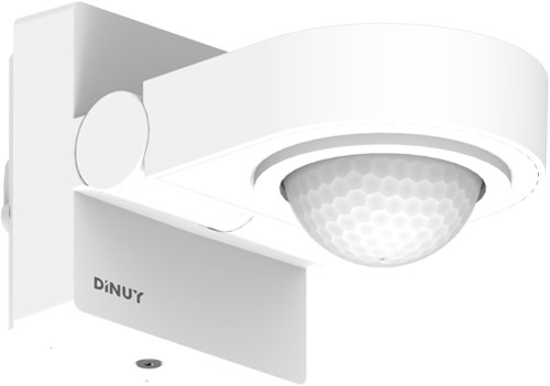 DINUY KNX bewegingsdetector 270D wand, plafond wit