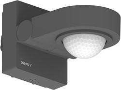 DINUY KNX bewegingsdetector 270D wand, plafond zwart