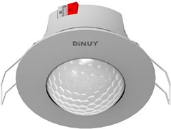 DINUY KNX bewegingsdetector 360D voor plafondinbouw grijs