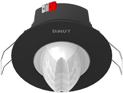 DINUY KNX Corridor bewegingsdetector voor plafondinbouw zwart