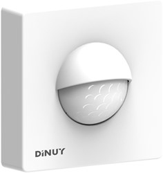 DINUY KNX bewegingsdetector 180D wand wit