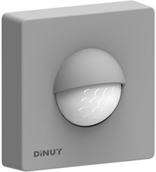 DINUY KNX bewegingsdetector 180D wand  grijs