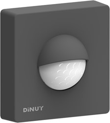 DINUY KNX bewegingsdetector 180D wand zwart
