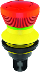 Schlegel NOODSTOPKNOP D=22mm 2NC+1NO IP65/67