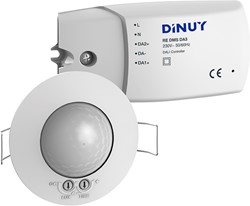 DINUY licht - en bew. sensor 100-1000 Lux 2 kan DALI inb.