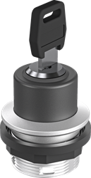 Schlegel SLEUTELSCHAKELAAR D=22,3mm IP65 met 1M en 1V