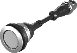 Schlegel DRUKKNOP D=22,3mm IP65/IP67 incl. LED wit met kabel 25cm M12